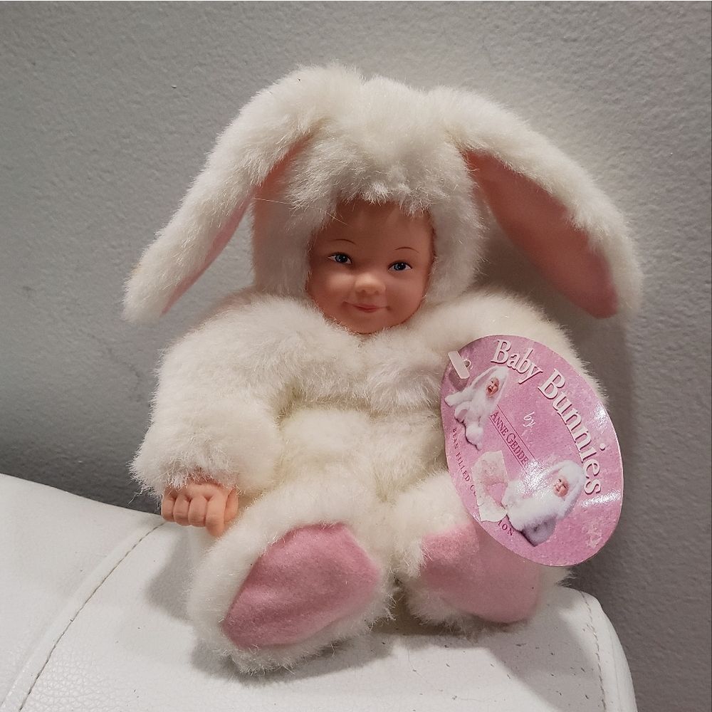 Baby White Bunny by Anne Geddes
